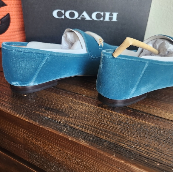 Coach Hanna Velvet Loafers - Picture 8 of 11